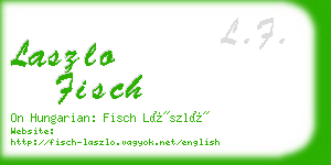 laszlo fisch business card